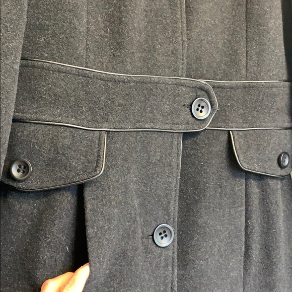 Donny Brook gray wool pea coat sz 8 - Picture 4 of 8